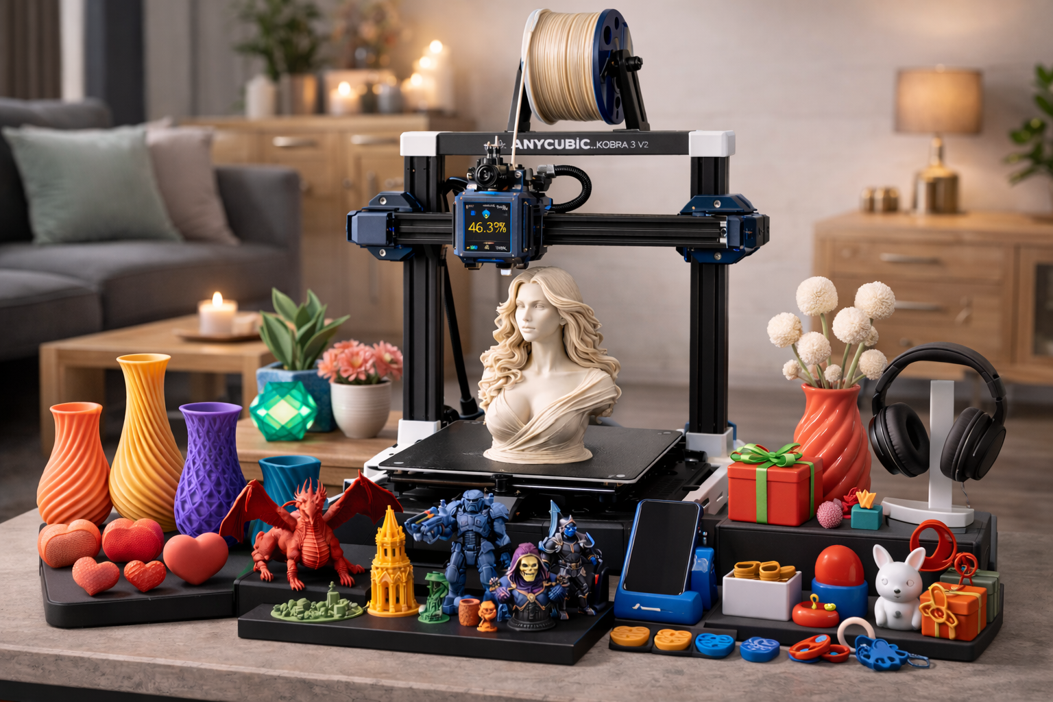PRINT 3D IEFTIN F.D.M. PLA si PETG