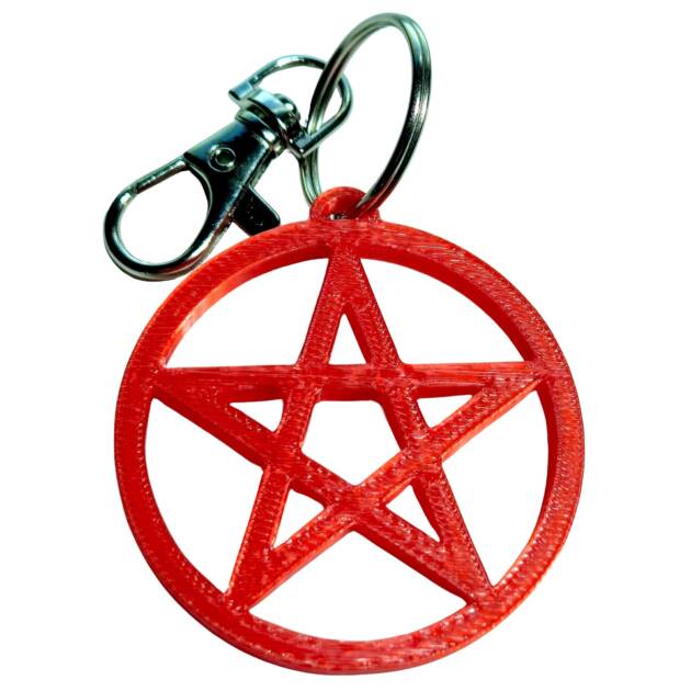 Breloc 3D Pentagrama