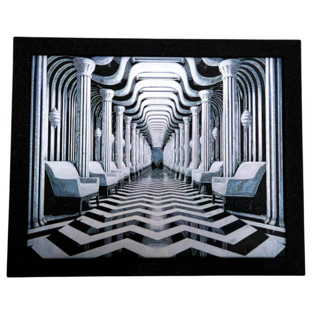 Tablou arta 3D Hueforge - Sala Tronului, 22x18cm