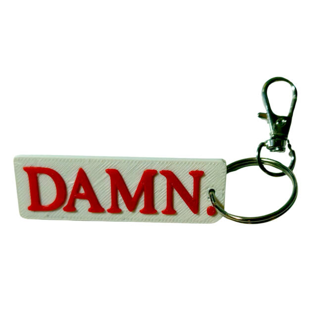 Breloc 3D Damn, 6x2cm