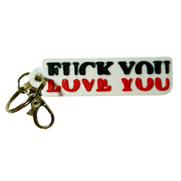 Breloc 3D F/Love You, 7x2cm