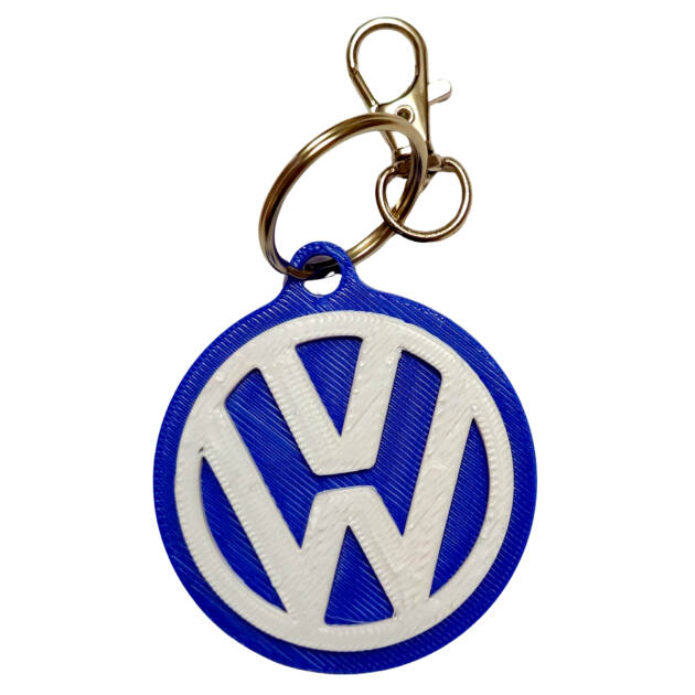 Breloc 3D Volkswagen Logo, 5x5cm