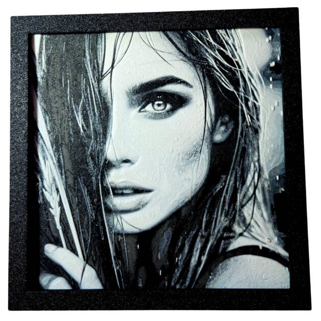 Tablou arta 3D Hueforge - Natural Beauty, 20x20cm
