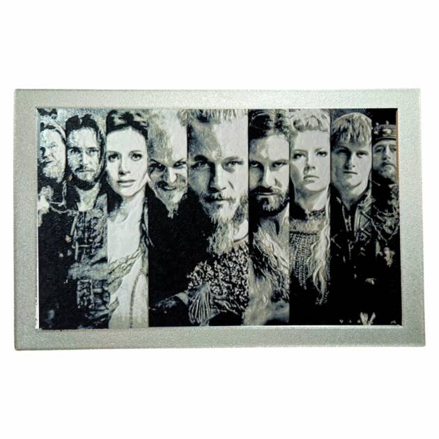 Tablou arta 3D Hueforge - The Vikings M1, 22x15cm